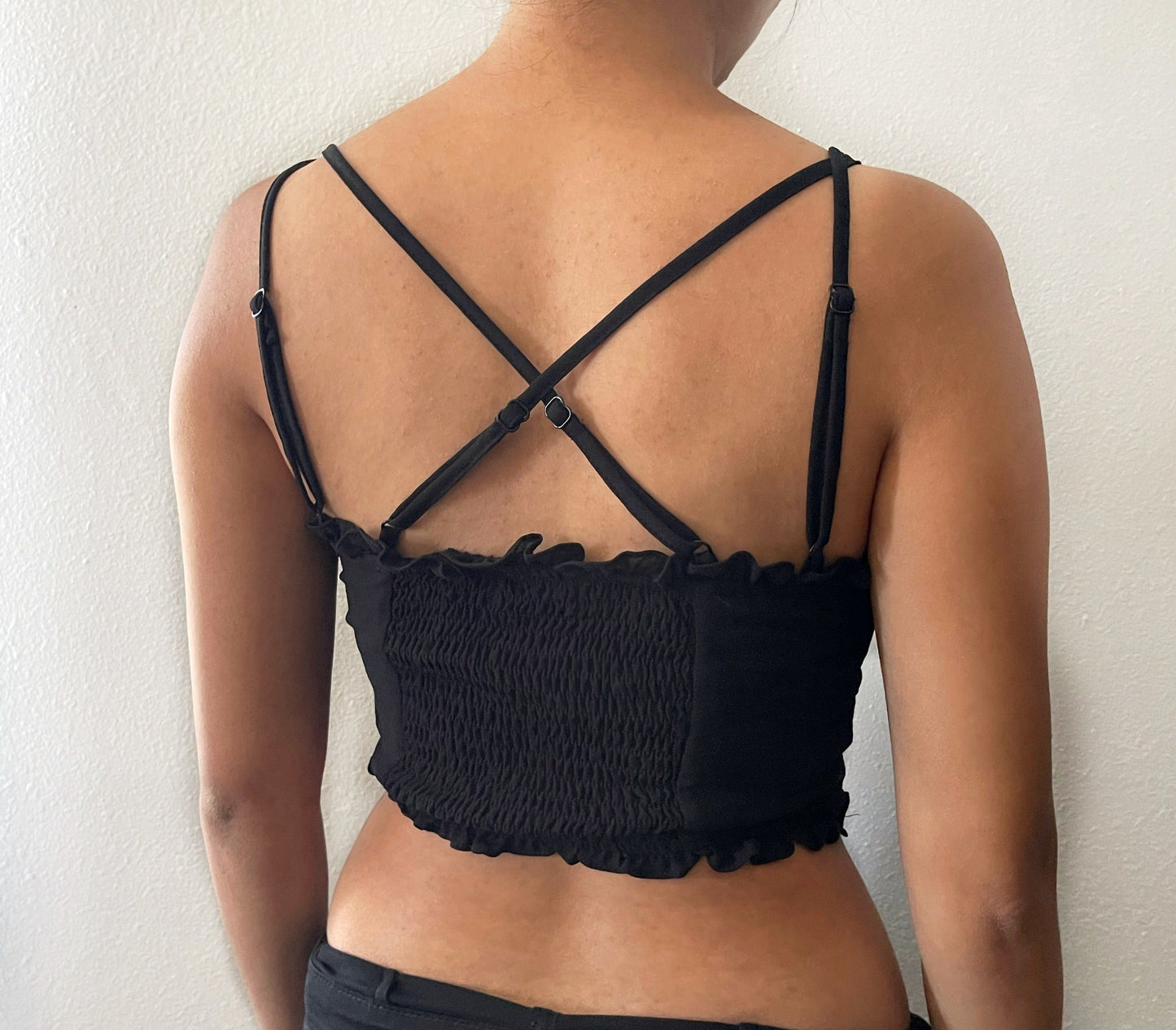 Make It A Date Crisscross Crop Cami