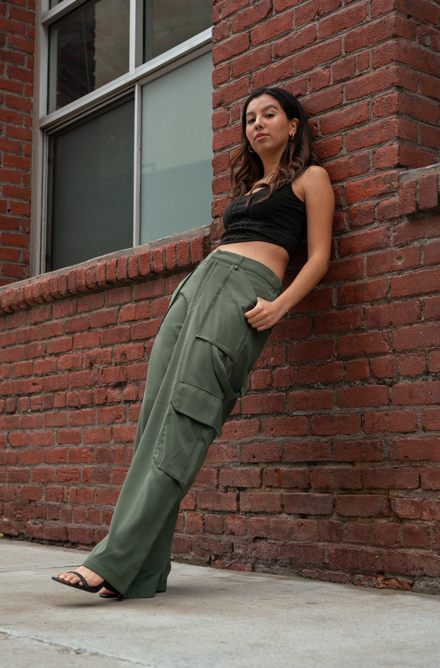 Conquer The Day Cargo Utility Wide Leg Pants