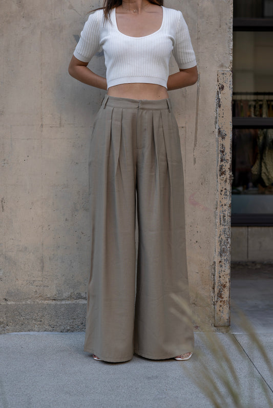 Can't Get Enough Wide Leg Trousers